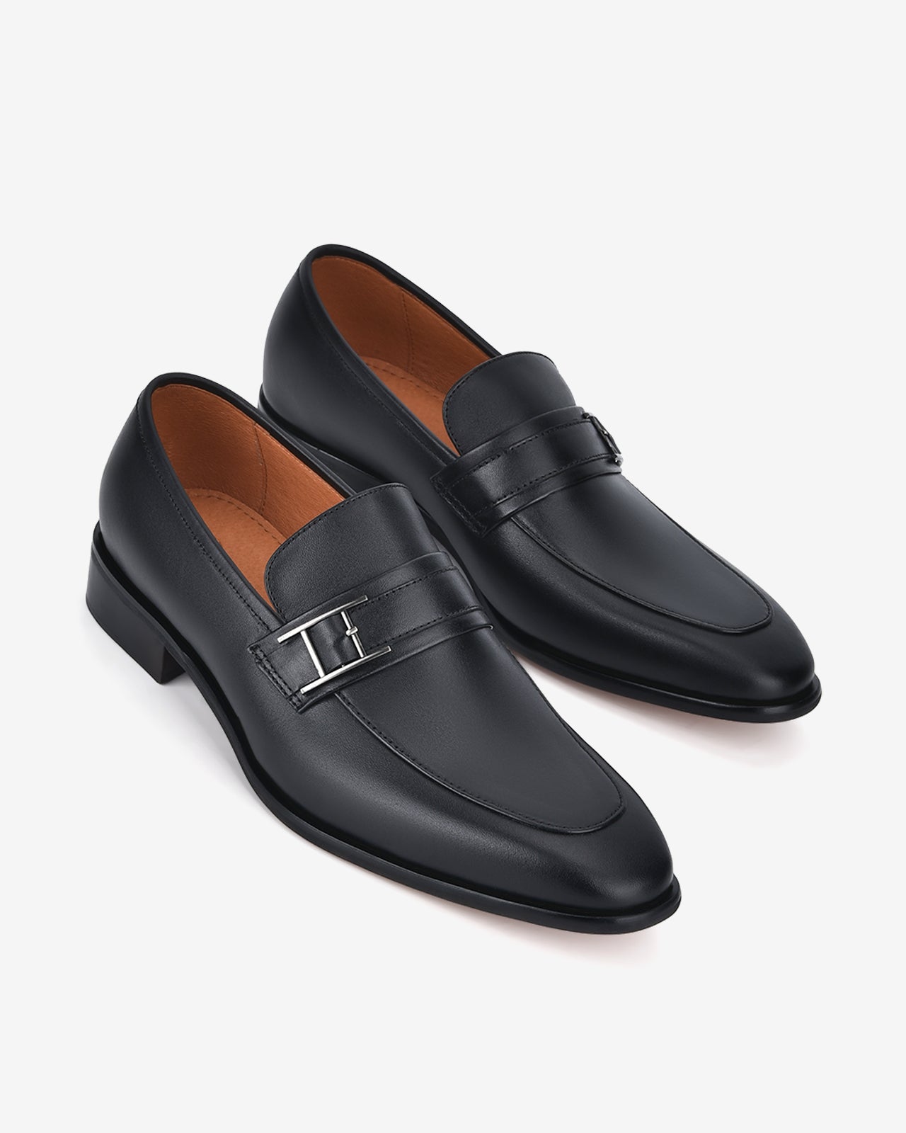 Giày Tây Nam Đông Hải Penny Loafer Phối Phụ Kiện-G01B3-Đen Color1