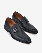 Giày Tây Nam Đông Hải Penny Loafer Phối Phụ Kiện-G01B3-Đen Color2