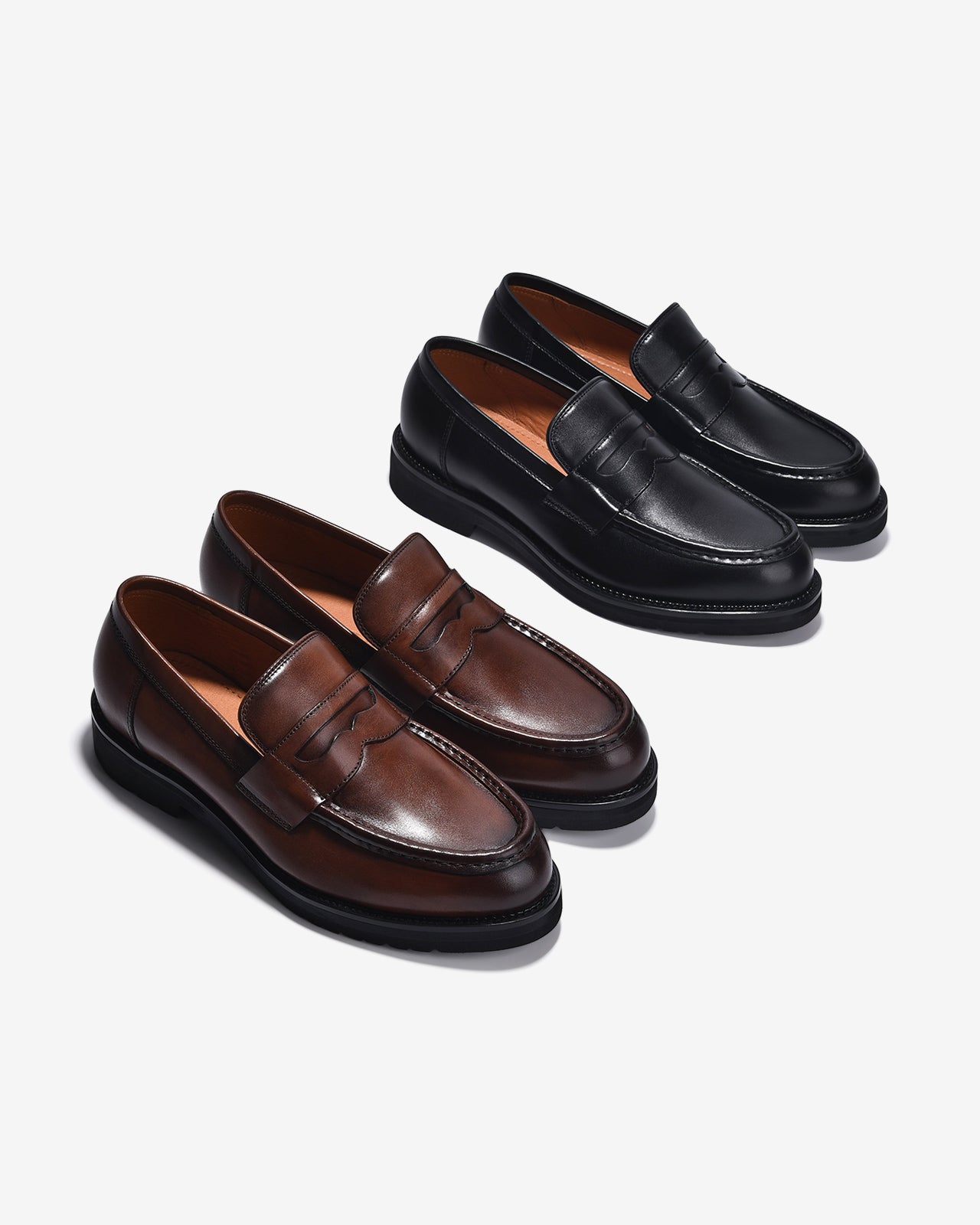 Giày Tây Loafer Đông Hải Đế Chunky-G01C1-Đen Color1