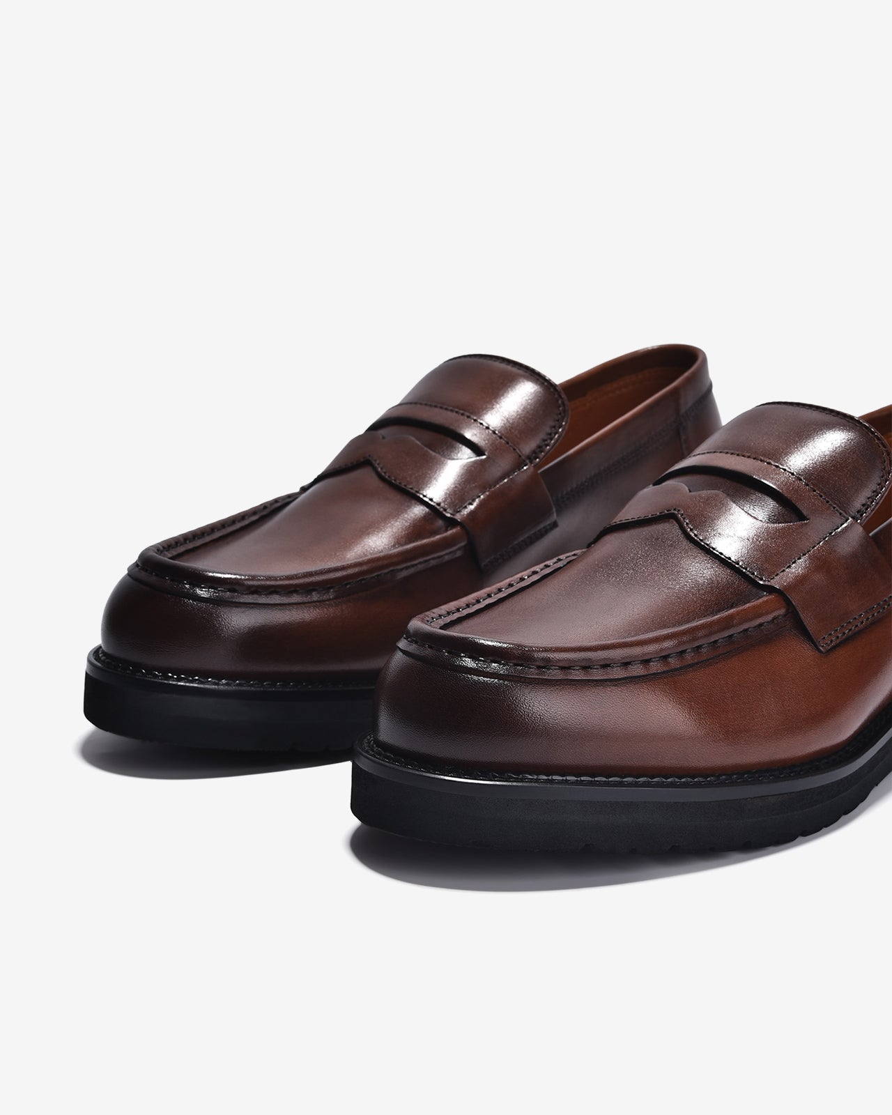 Giày Tây Loafer Đông Hải Đế Chunky-G01C1-Nâu Color1