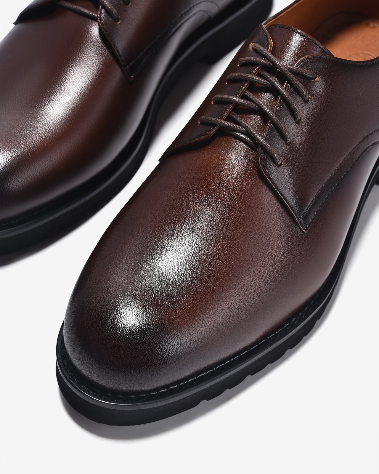 Giày Tây Nam Đông Hải Đế Derby Cổ Điển-G01C4-Nâu Color1