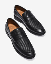 Giày Tây Nam Đông Hải Hoạ Tiết Dập Đan Nổi-G01C7Đen Color1