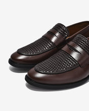 Giày Tây Nam Đông Hải Hoạ Tiết Dập Đan Nổi-G01C7-Nâu Color1