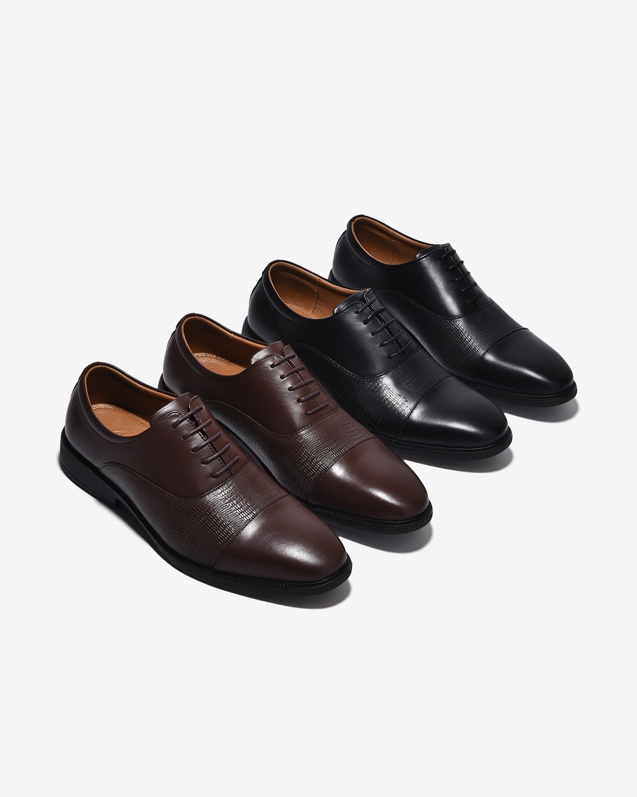 Giày Tây Nam Oxford Đông Hải Dập Vân-G01D2Nâu Color1