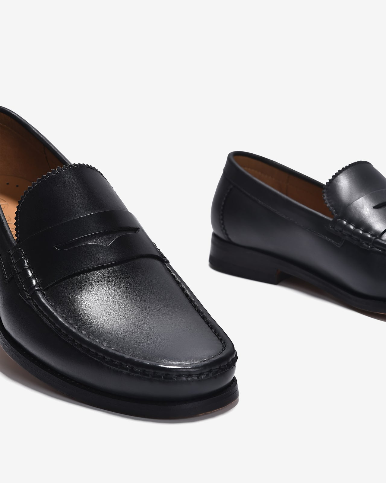 Giày Da Nam Penny Loafer-G0614Đen Color1