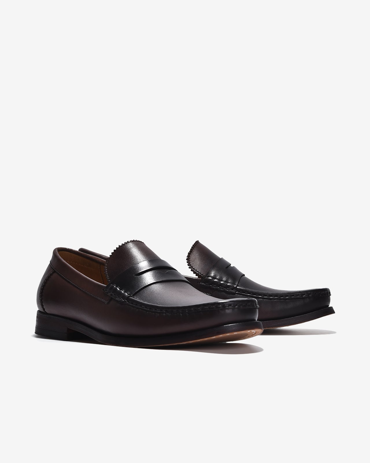 Giày Da Nam Penny Loafer-G0614Nâu Color1