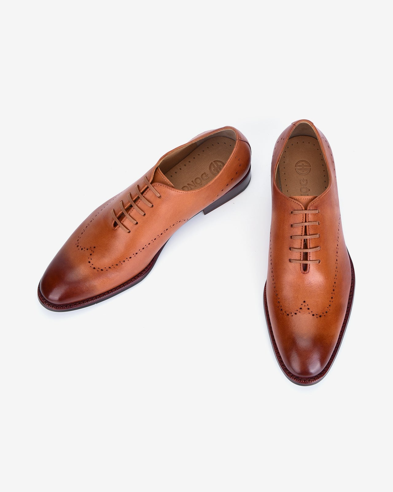 Giày Tây Đông Hải Oxford Wholecut Cổ Điển-G0616Vàng Color1