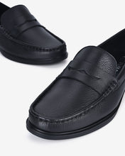 Giày Tây Đông Hải Loafer Da Mềm Viền Nổi-G2291Đen Color1