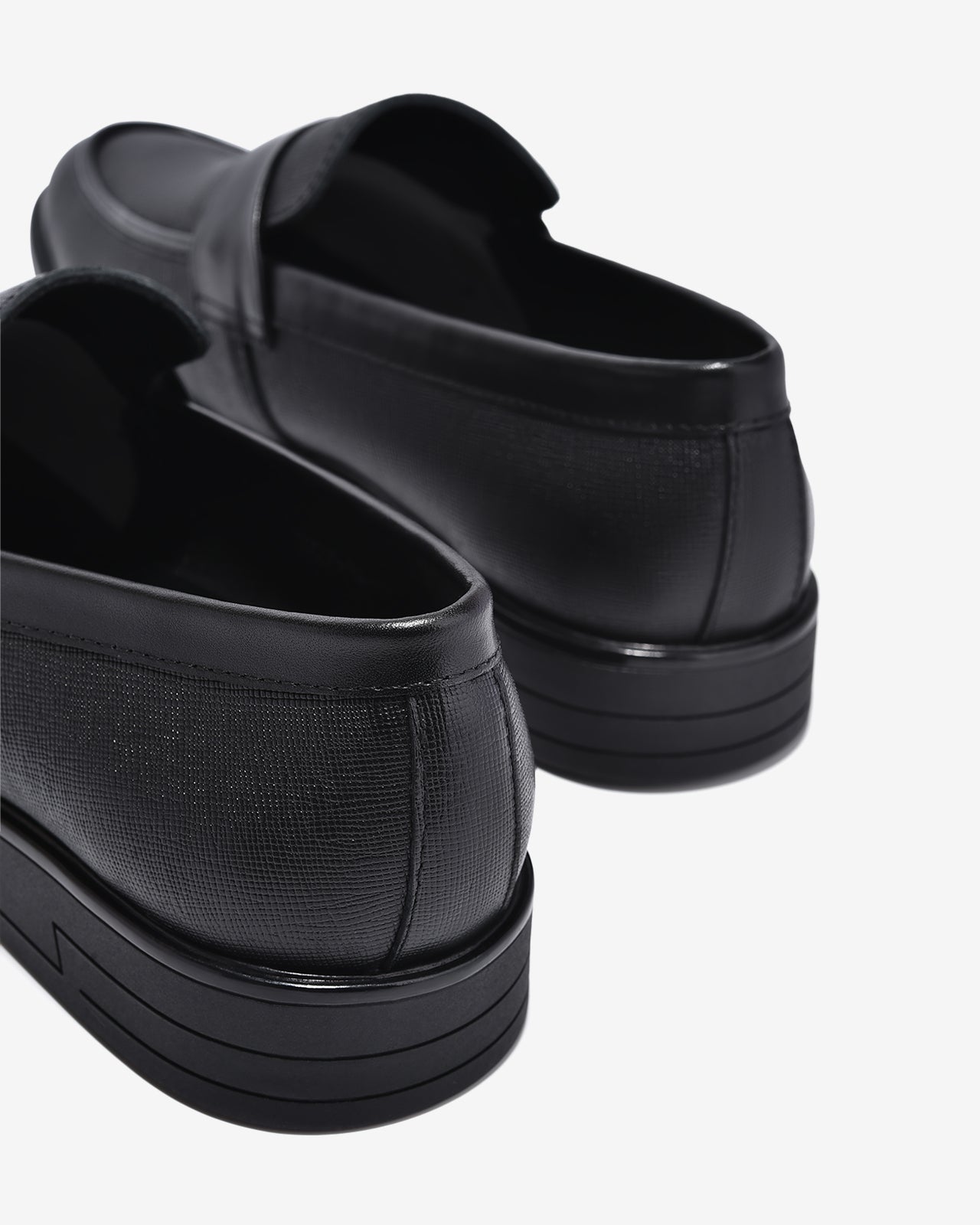 Giày Tây Nam Đông Hải Da Vân Đính Logo-G2295-Đen Color1