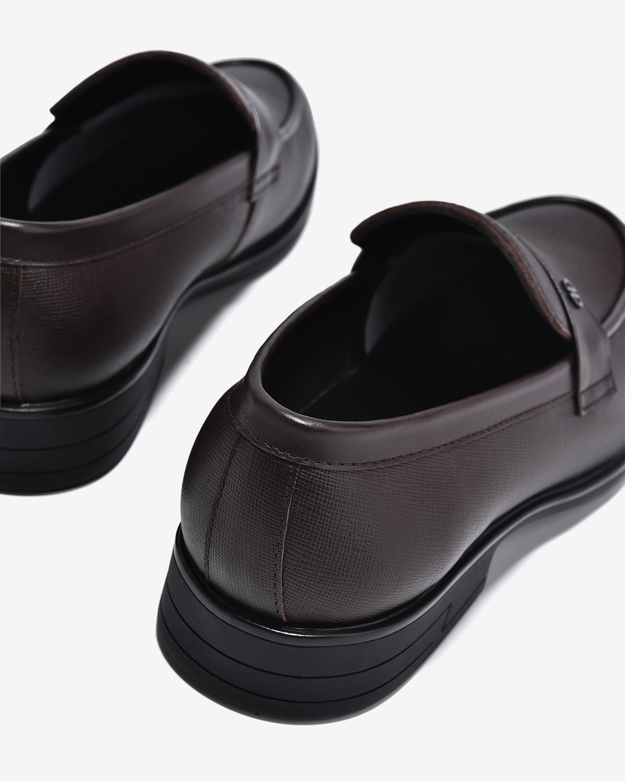 Giày Tây Nam Đông Hải Da Vân Đính Logo-G2295-Nâu Color1