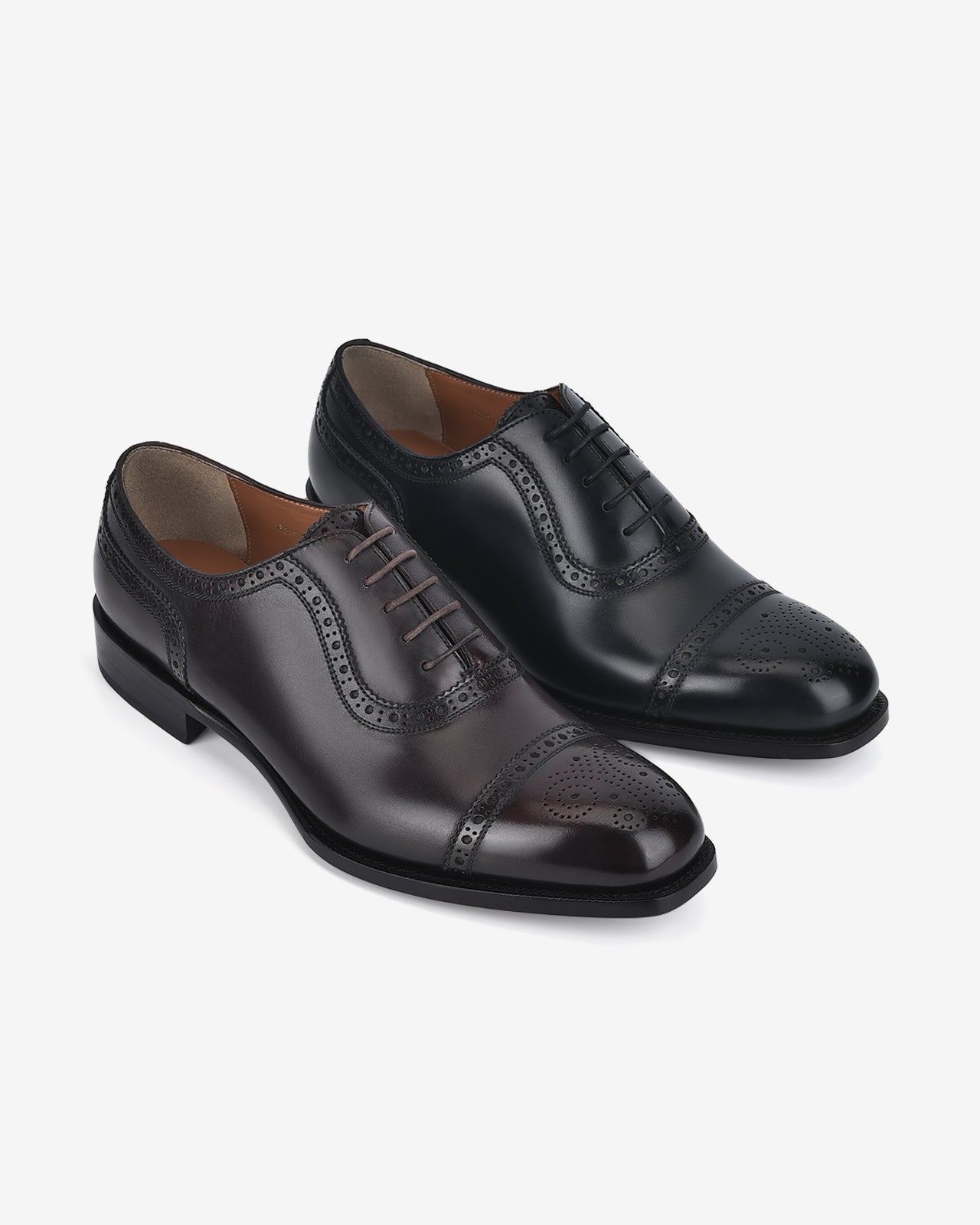 Giày Tây Goodyear Welt Oxford-G3304Đen Color1