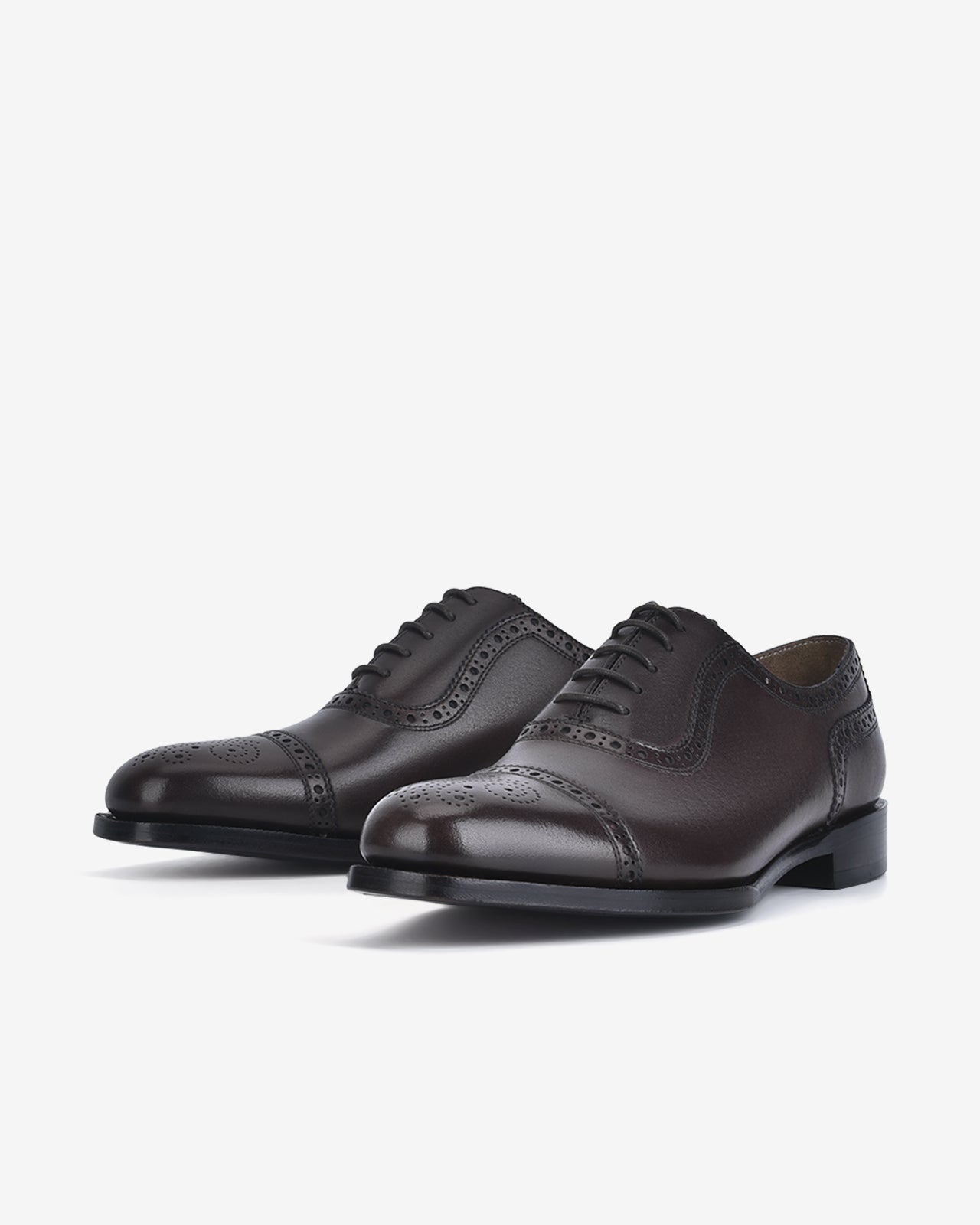 Giày Tây Goodyear Welt Oxford-G3304Nâu Color1