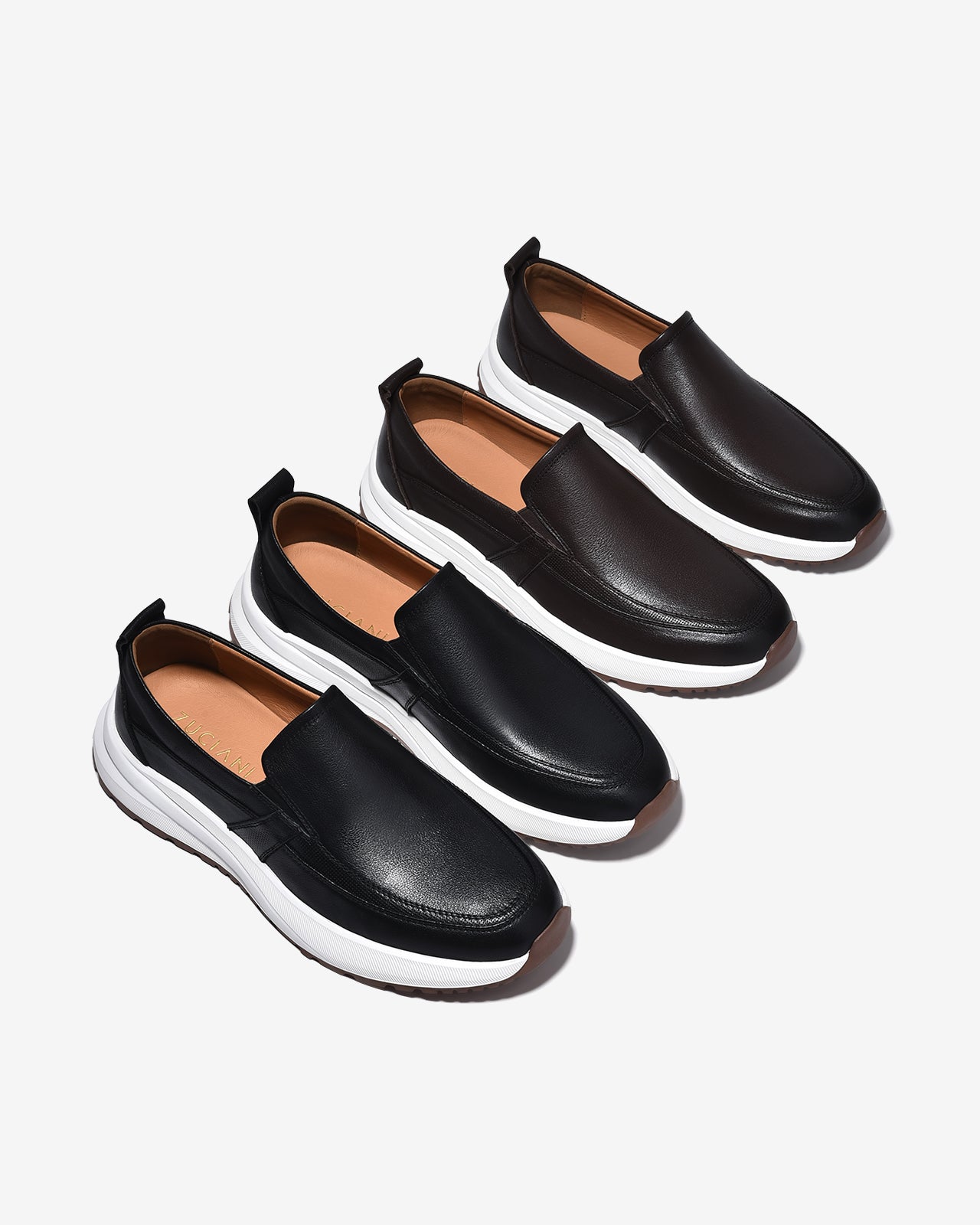 Giày Hybrid Zuciani Đế Sneaker Thoải Mái-GLC06Nâu Color1