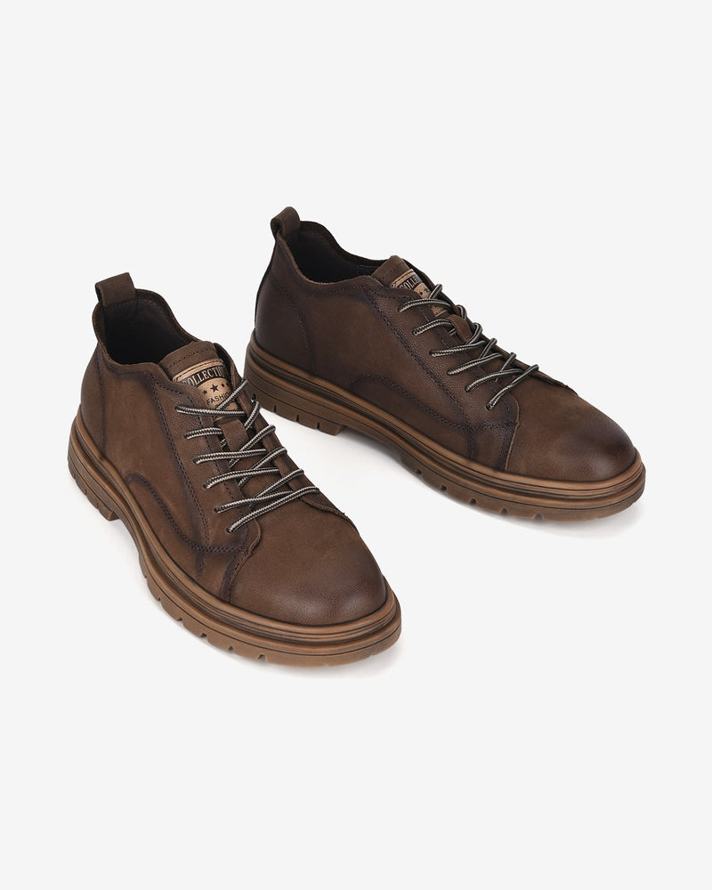 Giày Tây Nam Zuciani Dáng Bucks Năng Động-GCF42Nâu Color2