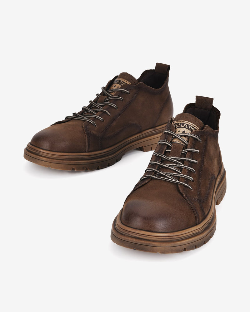 Giày Tây Nam Zuciani Dáng Bucks Năng Động-GCF42Nâu Color2