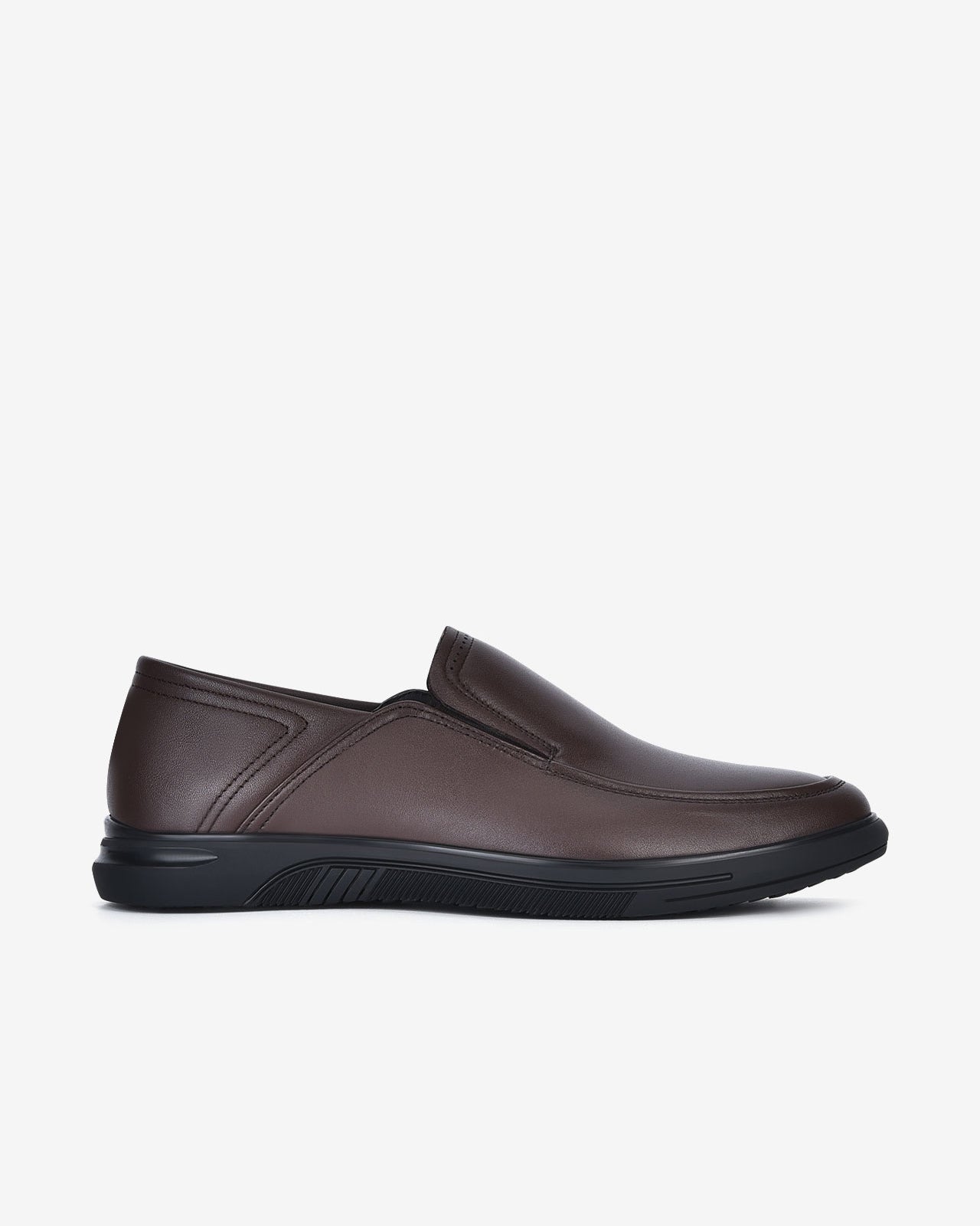 Giày Tây Zuciani Slip-on Đế Bằng-GCF45-Nâu Color1First