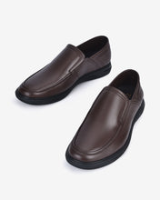 Giày Tây Zuciani Slip-on Đế Bằng-GCF45-Nâu Color1