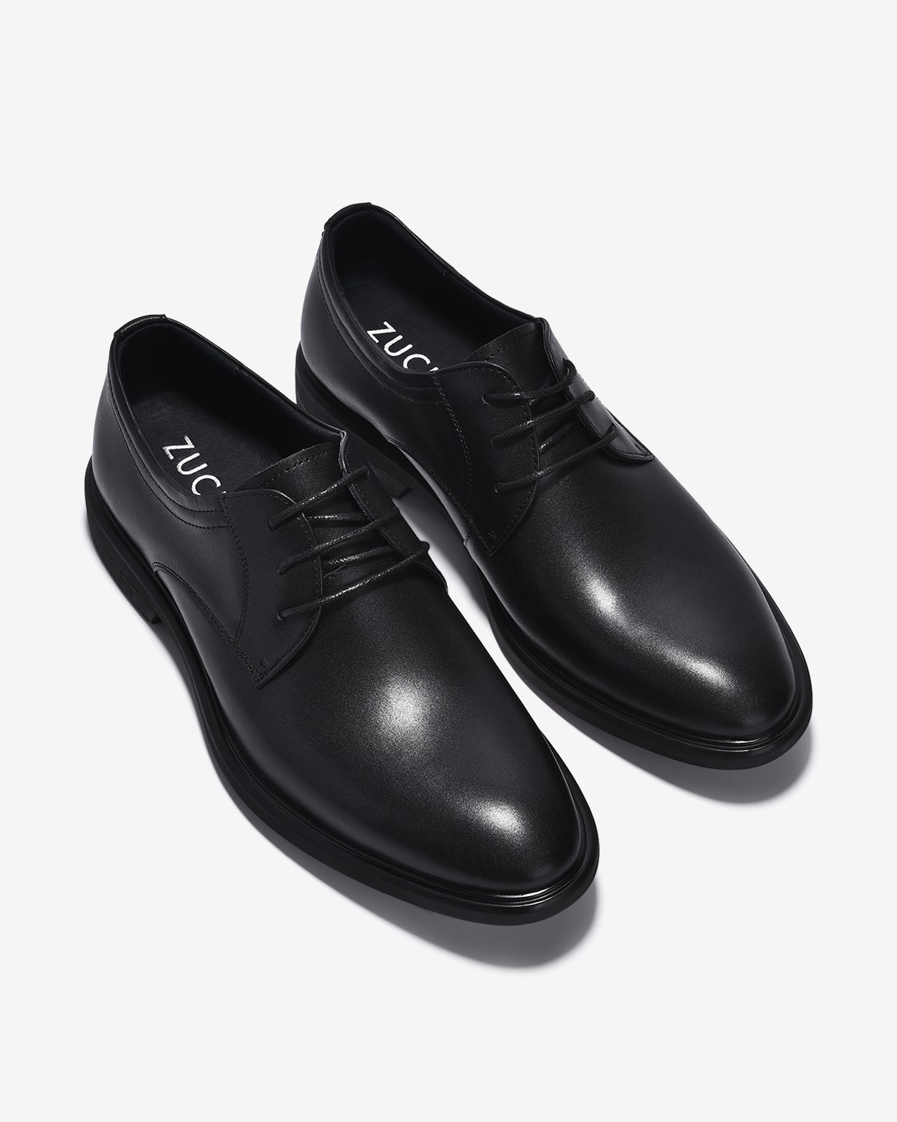 Giày Tây Nam Zuciani Dáng Derby Cổ Điển-GCF67Đen Color1