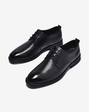 Giày Tây Zuciani Dáng Derby Mũi Trơn Thanh Lịch-GCF80Đen Color1