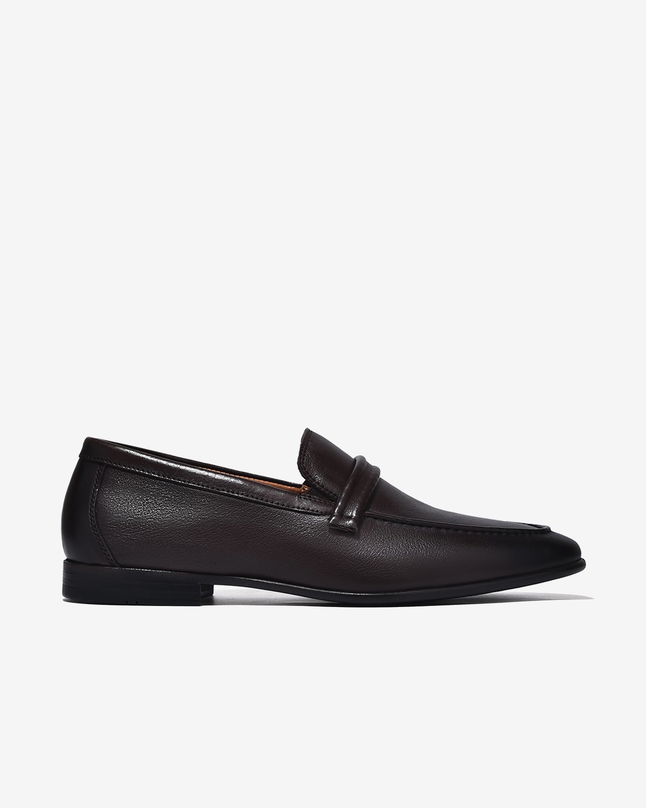 Giày Tây Zuciani Loafer Quai Ngang Đôi-GLC05Nâu Color1First