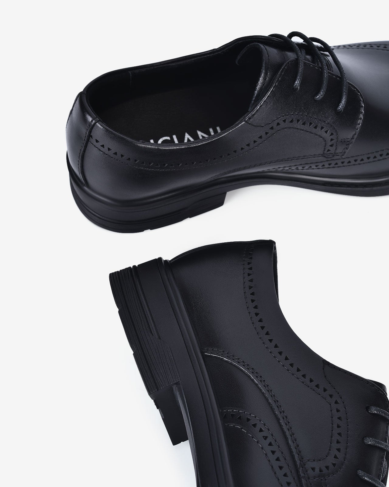 Giày Tây Nam Zuciani Brogue Thắt Dây-GRD48-Đen Color2