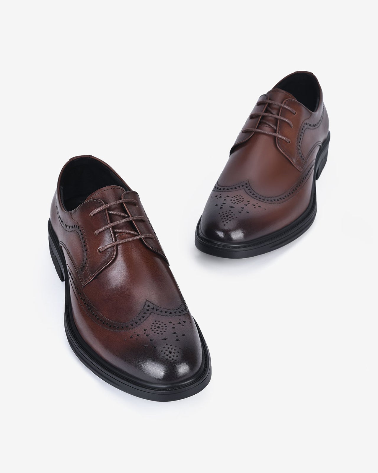 Giày Tây Nam Zuciani Brogue Thắt Dây-GRD48-Nâu Color2