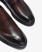 Giày Tây Nam Zuciani Không Dây Dập Vân-GRD60Nâu Color1