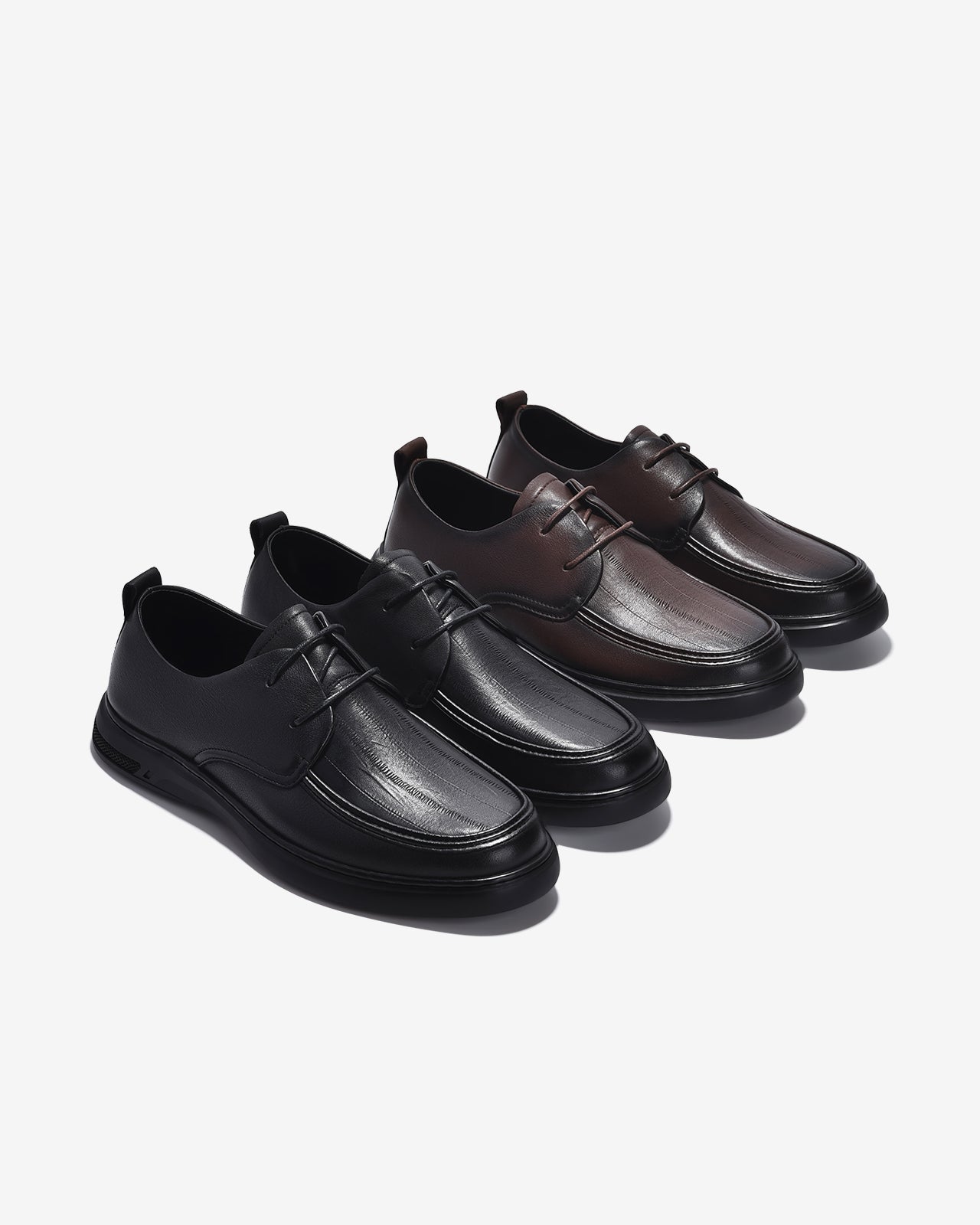 Giày Tây Nam Zuciani Da Cao Cấp Phối Dây-GRD61-Đen Color1