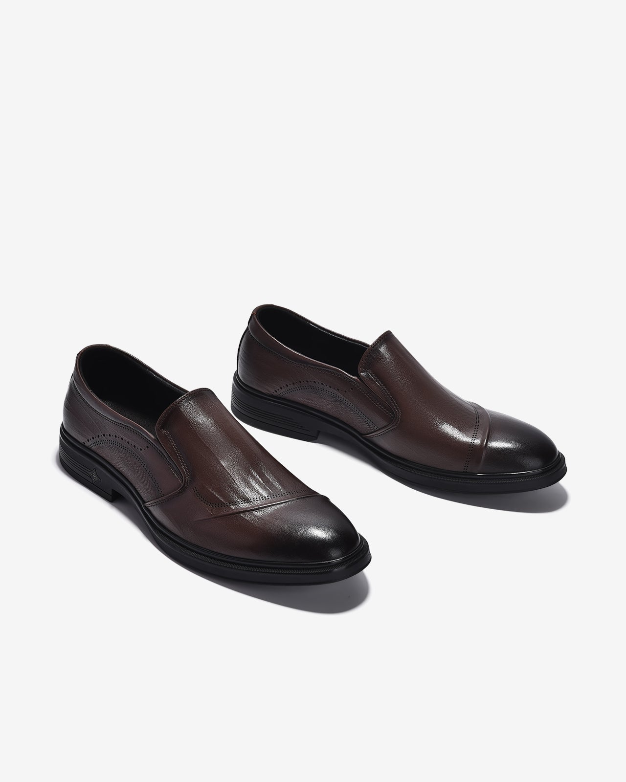 Giày Tây Nam Zuciani Không Dây Lịch Lãm-GRD64-Nâu Color1
