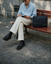 Giày Tây Zuciani Derby Mũi Trơn Viền Chỉ Vàng-GRD73Đen Color1