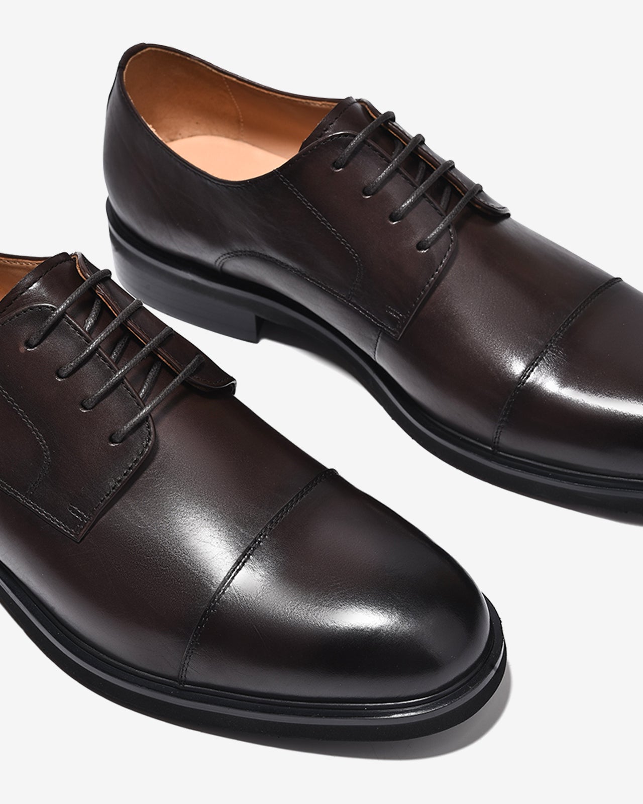 Giày Tây Nam Zuciani Derby Cap-Toe-GVR02Nâu Color1