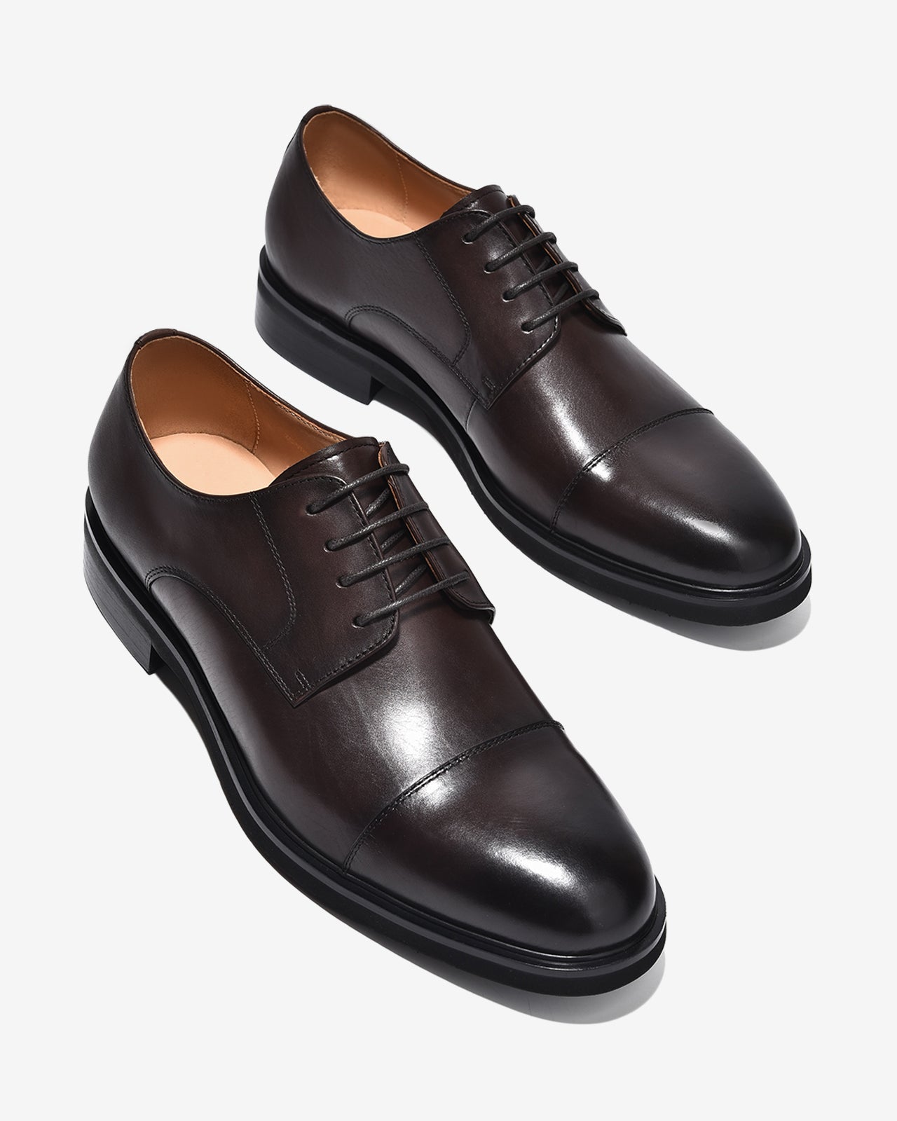 Giày Tây Nam Zuciani Derby Cap-Toe-GVR02Nâu Color1
