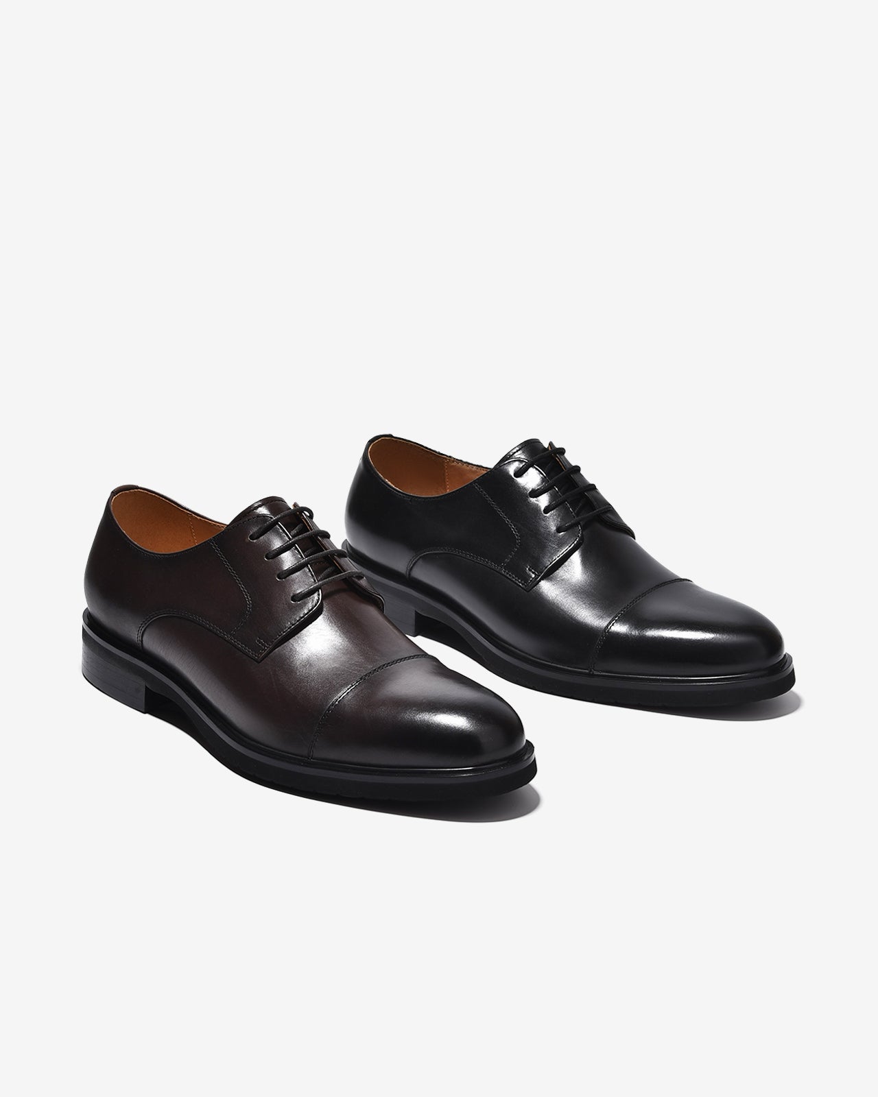 Giày Tây Nam Zuciani Derby Cap-Toe-GVR02Nâu Color1
