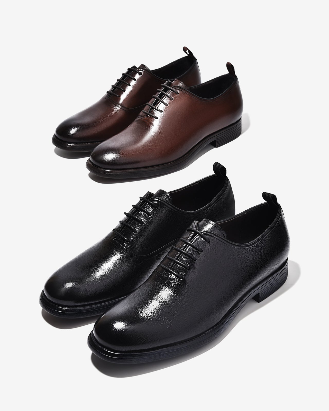 Giày Tây Nam Oxford Zuciani Mũi Trơn-GVR03Đen Color1