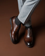 Giày Tây Nam Oxford Zuciani Mũi Trơn-GVR03Nâu Color1