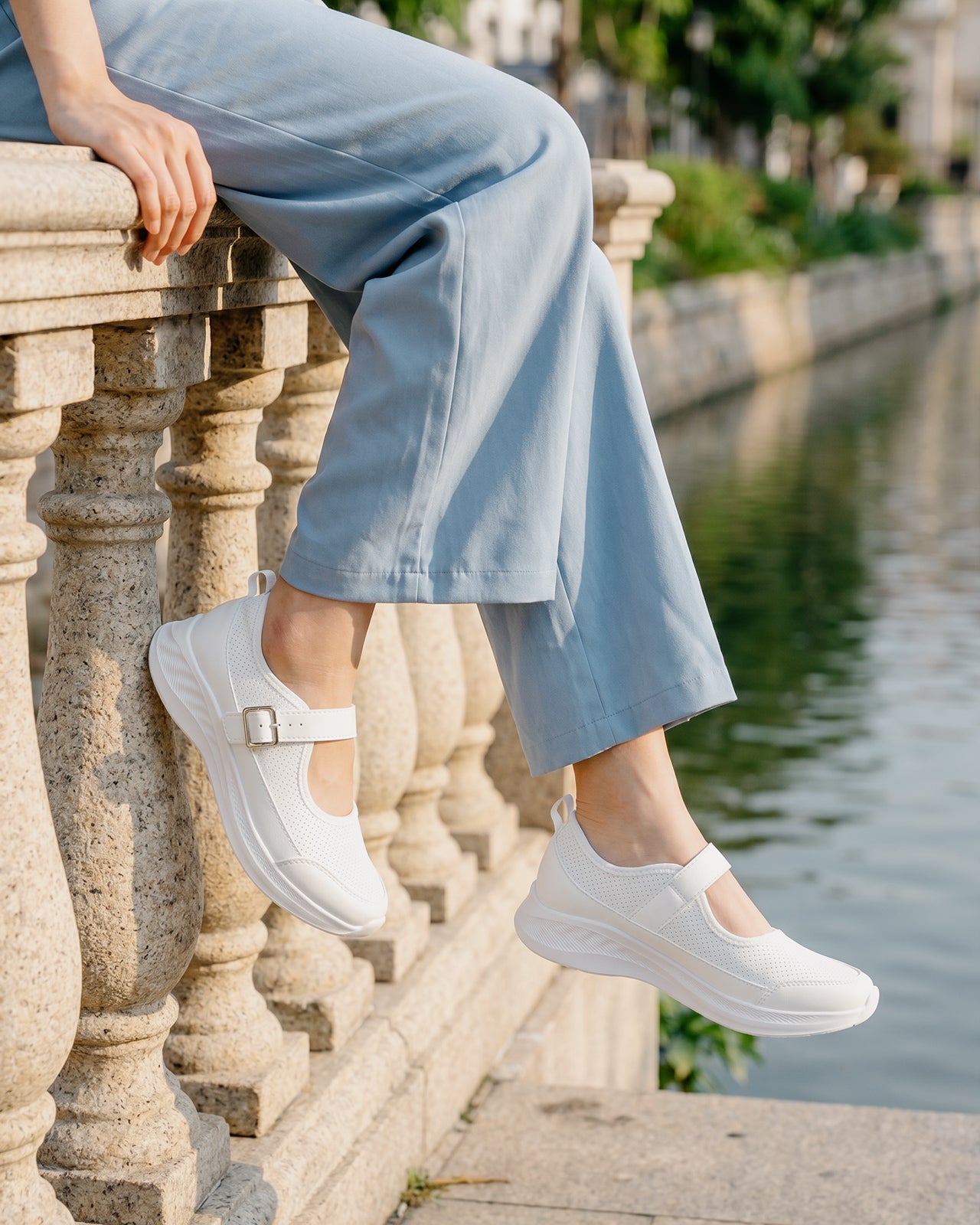 Giày Thể Thao Zuciani The Trend Walkers N25-GFD25Trắng Color1