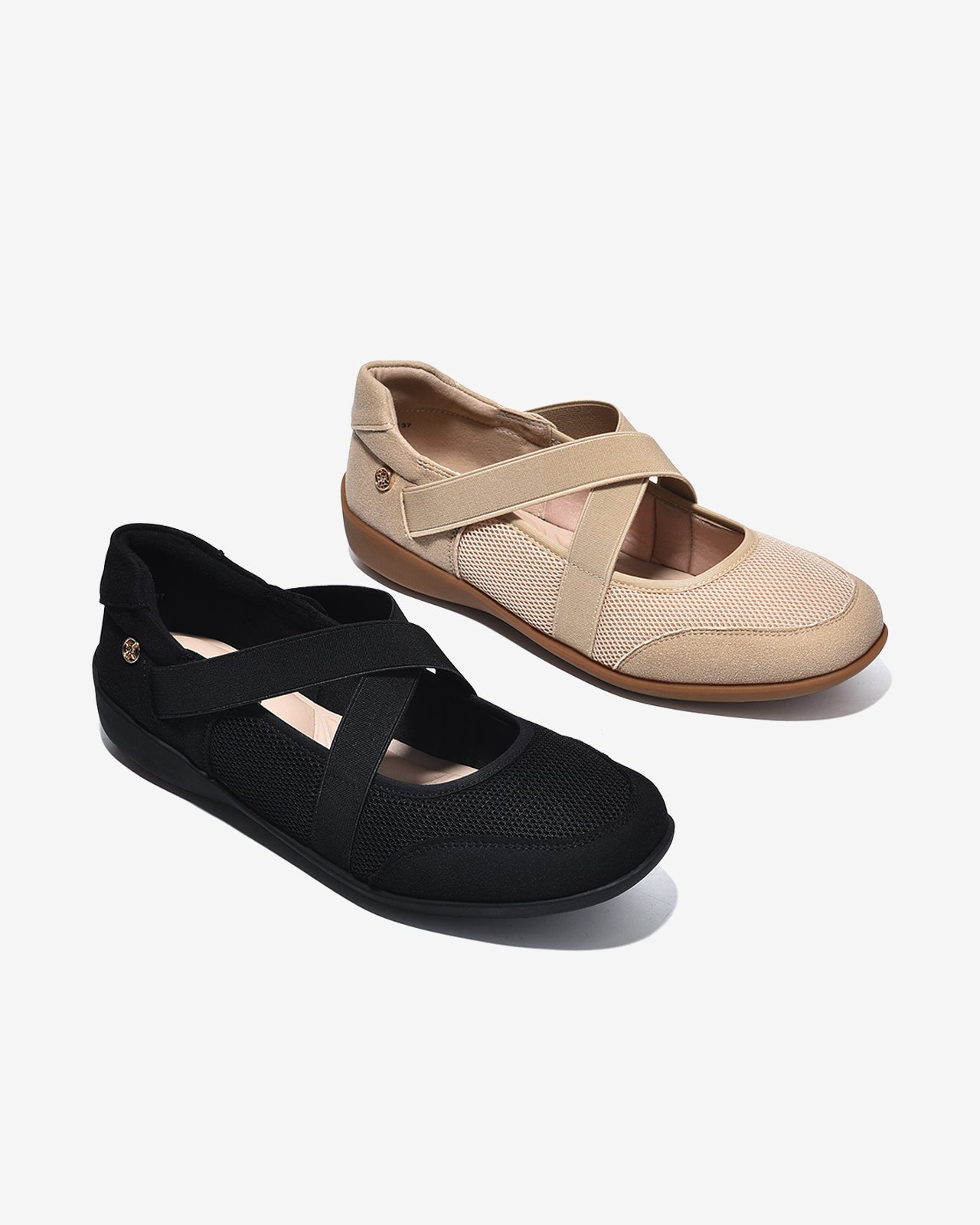Giày Thể Thao Nữ Zucia Quai Chéo Lót Êm-GRXC8Đen Color1