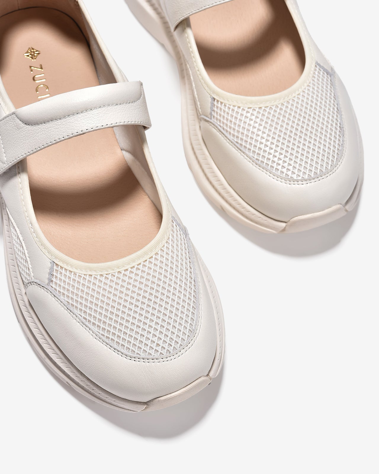 Giày Đi Bộ Zuciani Noirsole N20-GCM20Trắng Color1