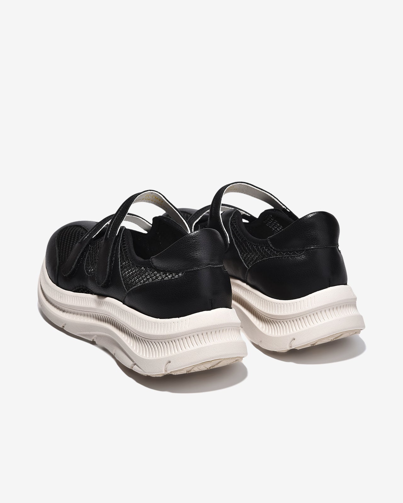 Giày Thể Thao Nữ Zuciani Quai Dán Phối Lưới-GCM43-Đen Color1