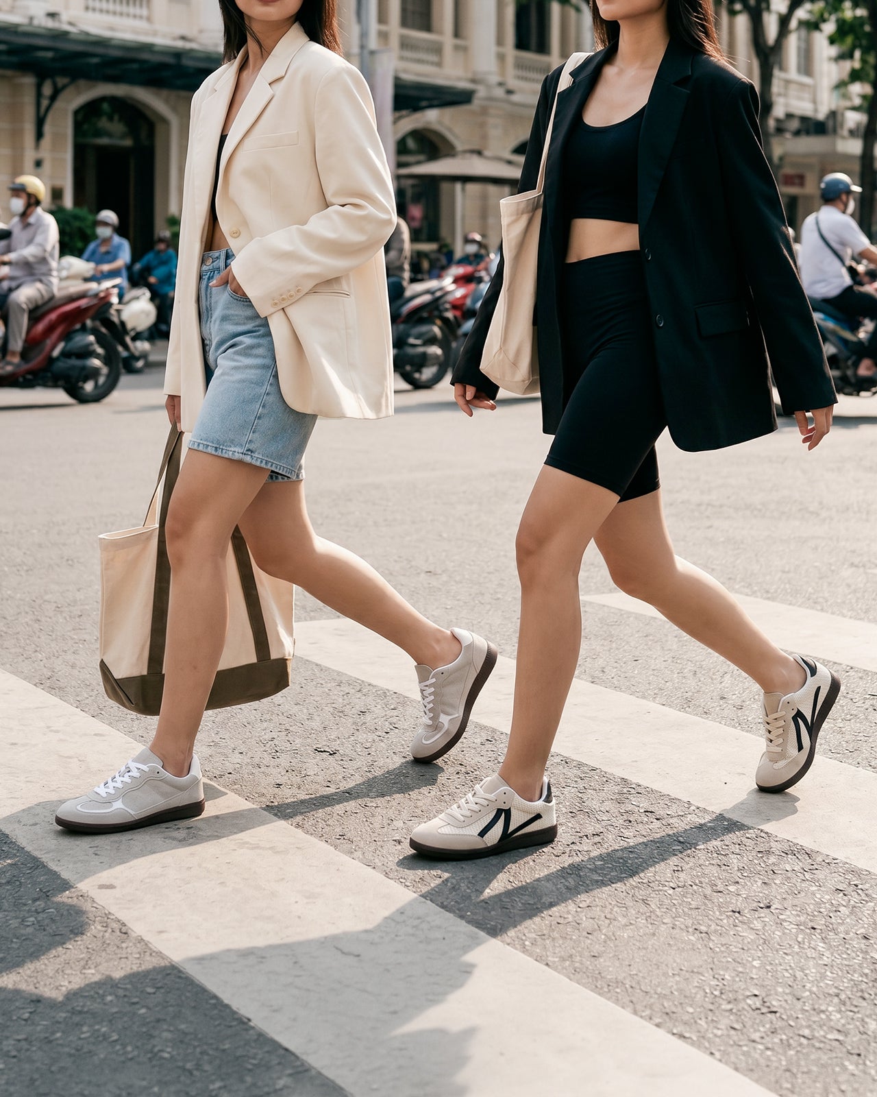 Giày Thể Thao Zuciani The Trend Walkers N23-GFD23Kem Color1
