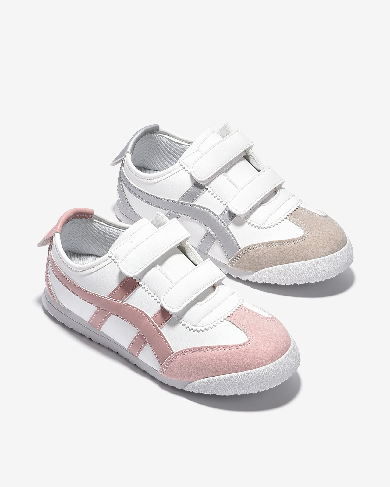 Giày Thể Thao Zuciani Trẻ Em Quai Phối-GXR11-Xám Color1