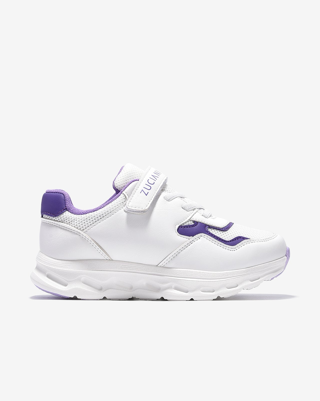 Giày Thể Thao Zuciani Trẻ Em Quai Dán-GXR15-Tím Color1First