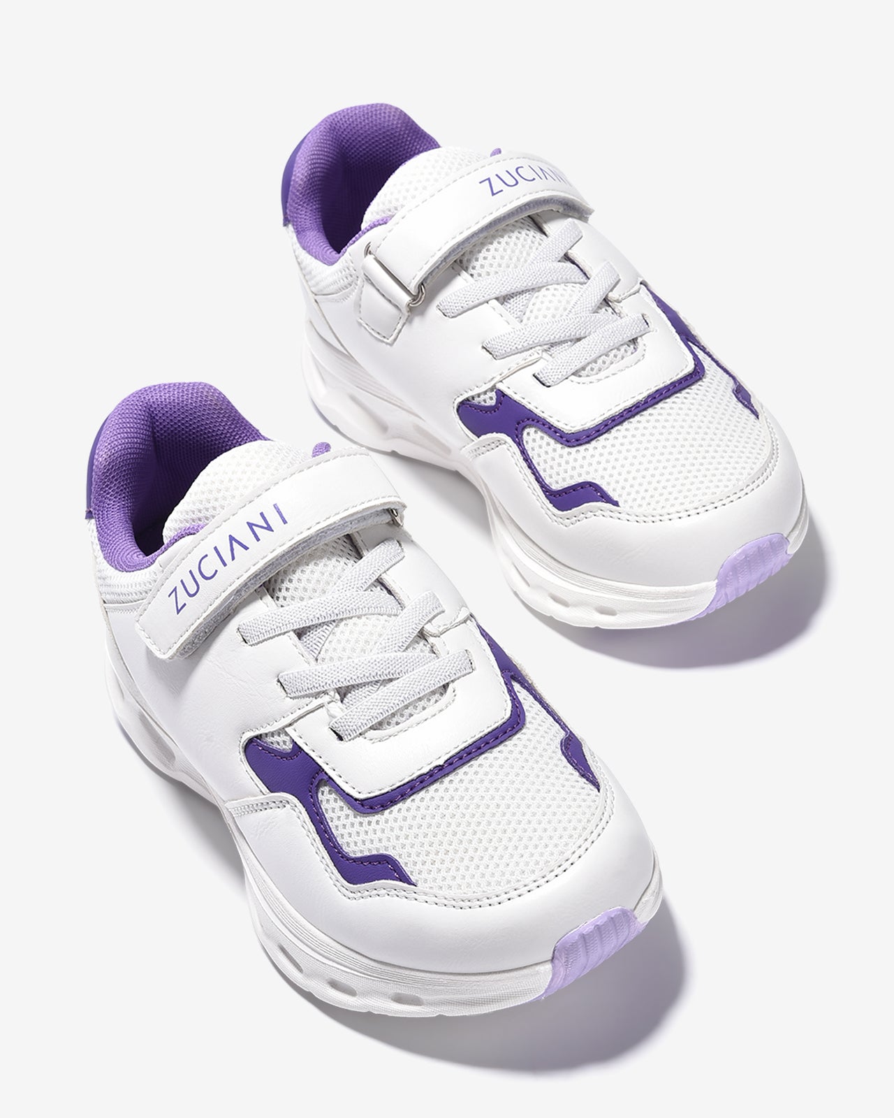 Giày Thể Thao Zuciani Trẻ Em Quai Dán-GXR15-Tím Color1