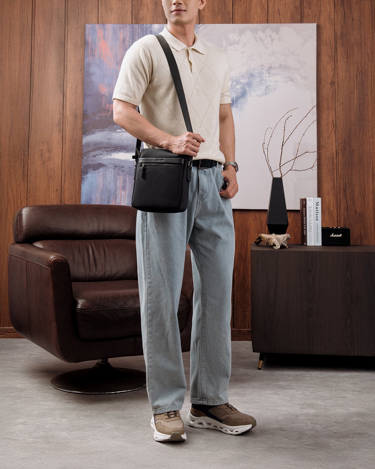 Giày Thể Thao Zuciani Air Float N13-GXR28-Nâu Color1