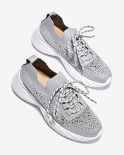 Giày Thể Thao Đính Đá Zuciani Đế Cao 6cm-GSD08Xám Color1