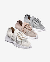 Giày Thể Thao Đính Đá Zuciani Đế Cao 6cm-GSD08Xám Color1