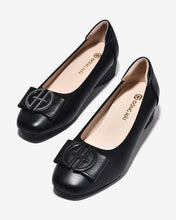 Giày Xuồng Đông Hải Êm Chân Khóa Logo-G7171Đen Color1