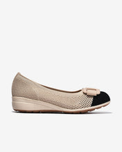 Giày Xuồng Zucia Vải Dệt Phối Khóa-GHLL9Kem Color1First