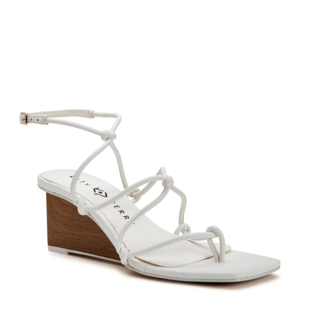 Giày Sandal Cao Gót Katy Perry The Irisia Knotted KP1623Trắng Color2