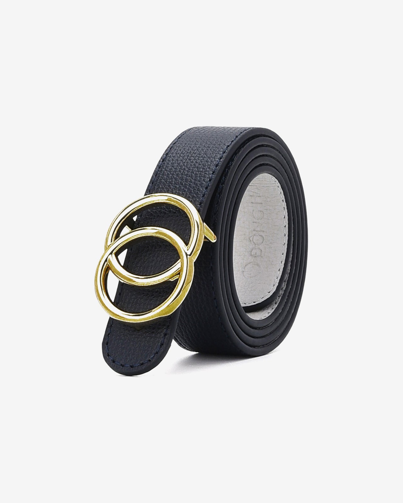 Nịt Da Nữ Đông Hải Khóa Tròn Đôi-PH02Xanh Color1First